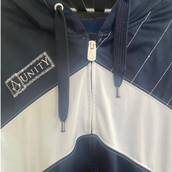 Official Assassin’s Creed UNITY Game Hoodie – Bioworld 2015 – Navy/White - Large - Picture 3 of 7